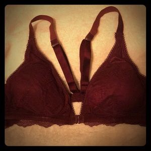 Victoria’s Secret Wine Lace Bralette